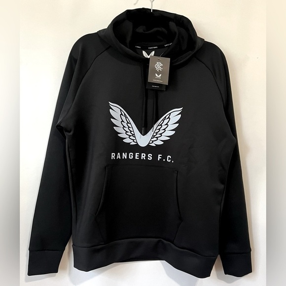 Castore, Rangers F.C. Men's Scuba Travel Hoody - Black. Size: M. NWT - Picture 14 of 15